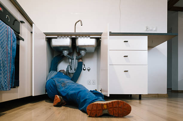 Professional Drain Cleaning technician working in Whitehouse Station, NJ